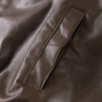 Raven Belted Leather Jacket – Effortless Cool Vibe