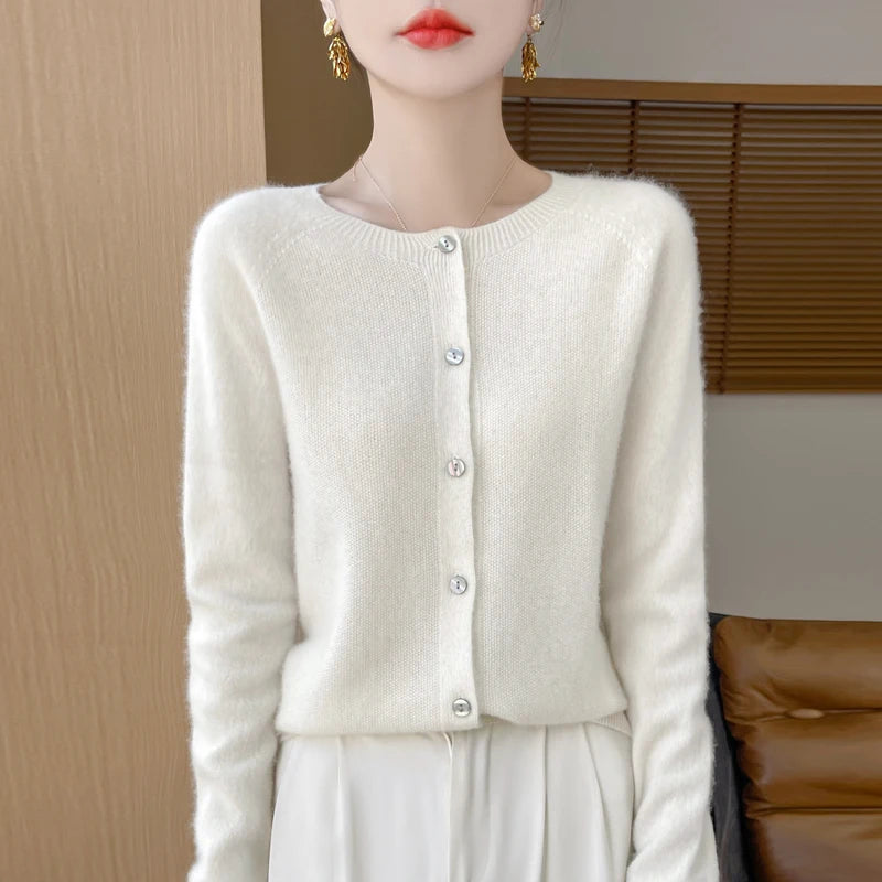 Merino Wool Elegance Cardigan