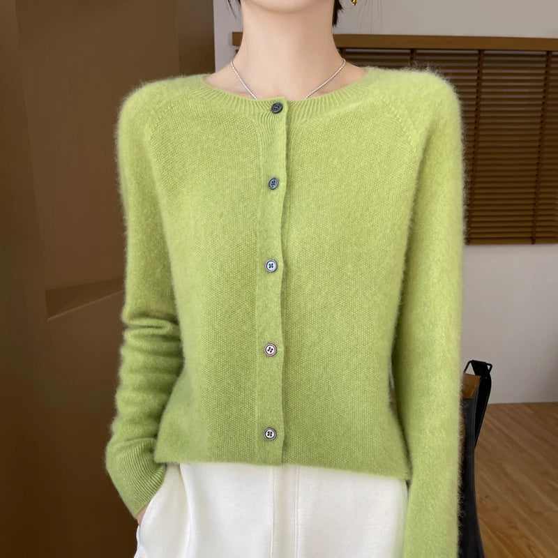 Merino Wool Elegance Cardigan
