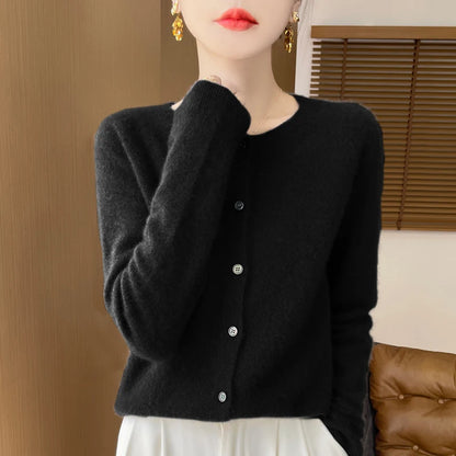 Merino Wool Elegance Cardigan