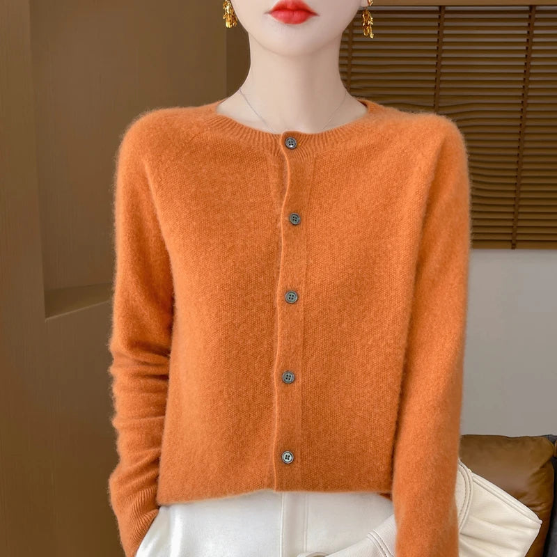 Merino Wool Elegance Cardigan