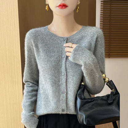 Merino Wool Elegance Cardigan