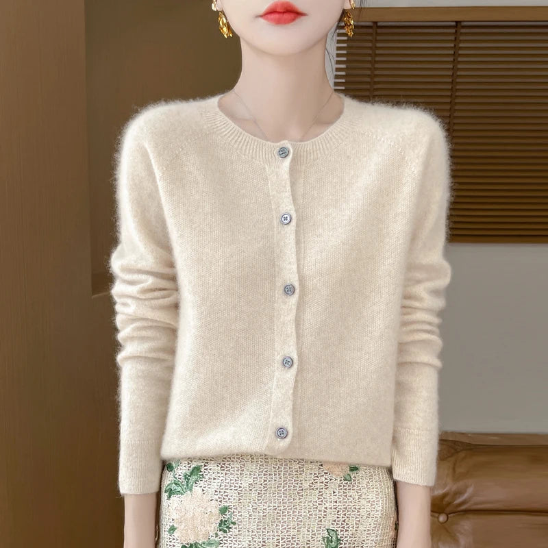 Merino Wool Elegance Cardigan